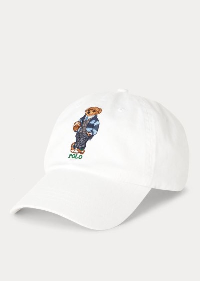 Men's Polo Ralph Lauren Preppy Bear Chino Caps | 587042WQH